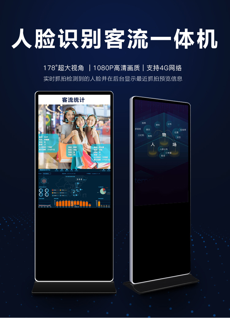 人臉識(shí)別廣告機(jī)